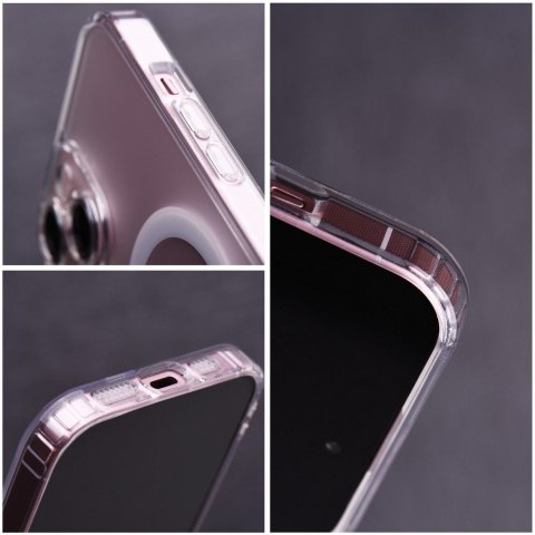 Etui na iPhone 12 PRO MAX Frost Mag Cover zgodne z MagSafe (camera protection) transparentne zmrożony