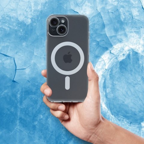 Etui na iPhone 14 PLUS Frost Mag Cover zgodne z MagSafe (camera protection) transparentne zmrożony