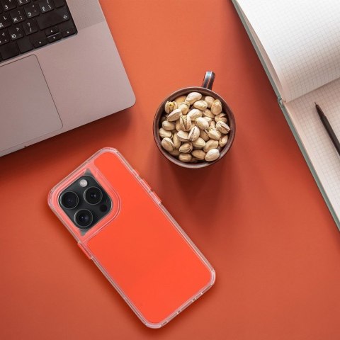 Etui na iPhone 14 PRO Matrix pomarańczowe