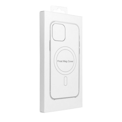 Etui na iPhone 15 PLUS Frost Mag Cover zgodne z MagSafe transparentne zmrożony