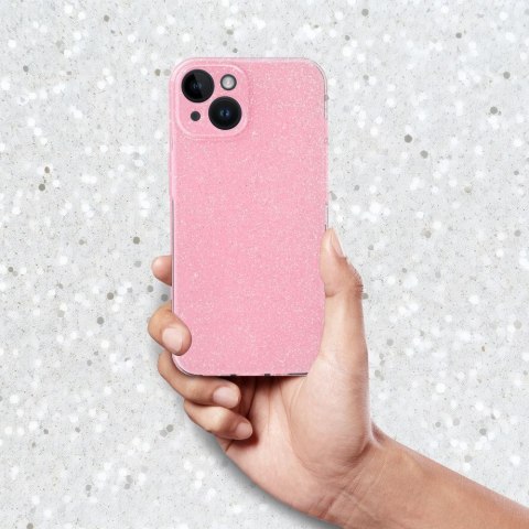 Etui na iPhone 15 PRO Clear Case 2 mm Blink różowe