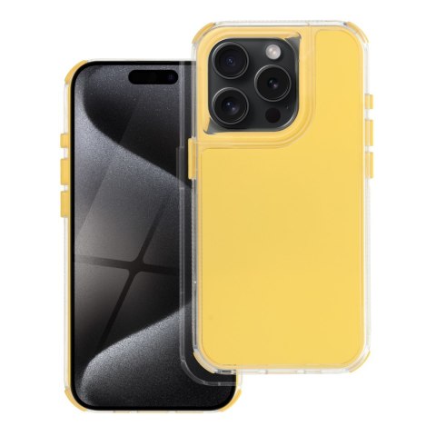 Etui na iPhone 15 PRO MAX Matrix żółte