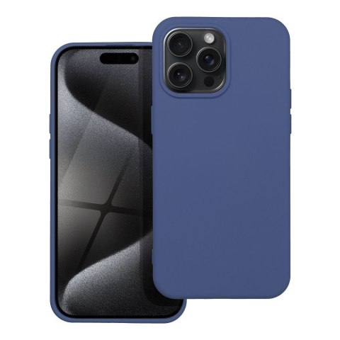 Etui na iPhone 15 PRO MAX Silicone niebieskie