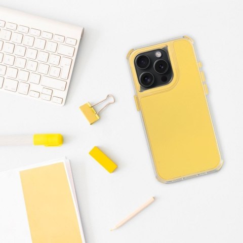 Etui na iPhone 15 PRO Matrix żółte
