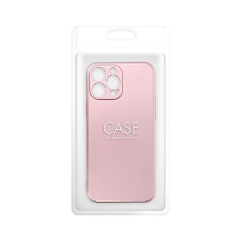 Etui na iPhone 15 PRO Metallic różowe
