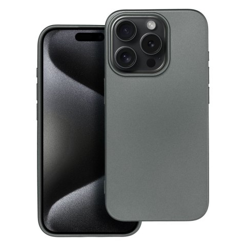 Etui na iPhone 15 PRO Metallic szare