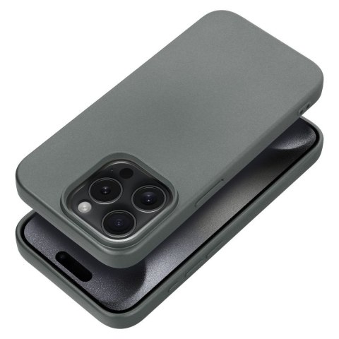 Etui na iPhone 15 PRO Metallic szare
