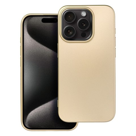Etui na iPhone 15 PRO Metallic złote