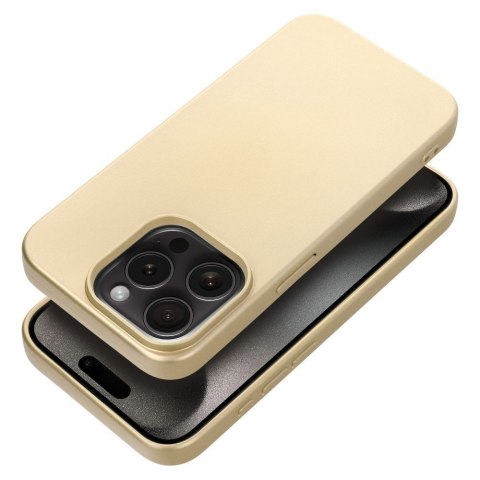 Etui na iPhone 15 PRO Metallic złote