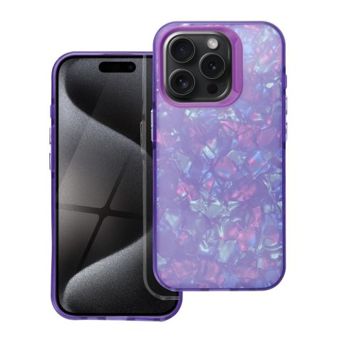 Etui na iPhone 15 PRO Tutti Frutti fioletowe