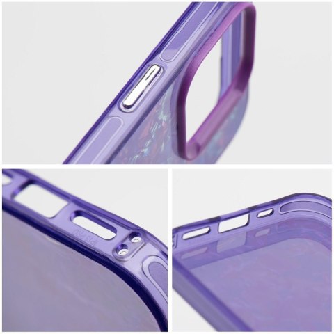 Etui na iPhone 15 PRO Tutti Frutti fioletowe