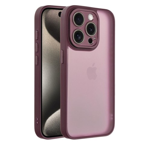 Etui na iPhone 15 Variete purpurowe