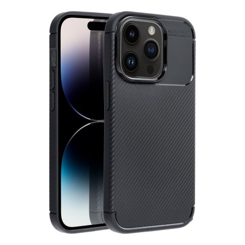 Etui na iPhone 16 PLUS Carbon Premium czarne