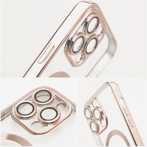 Etui na iPhone 16 PLUS Electro Mag Cover zgodne z MagSafe brązowy