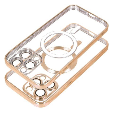 Etui na iPhone 16 PLUS Electro Mag Cover zgodne z MagSafe złote