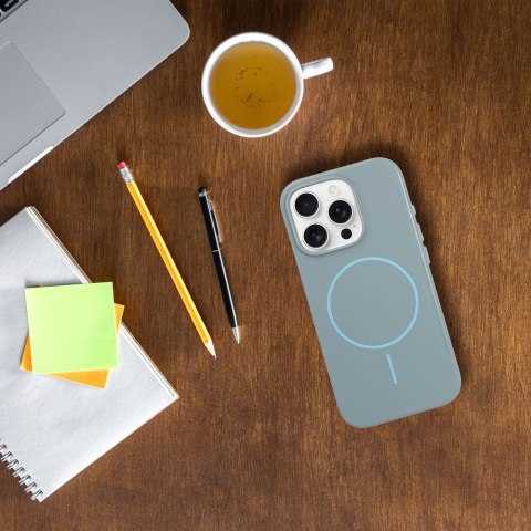Etui na iPhone 16 PLUS Glossy Mag Cover zgodny z MagSafe miętowe
