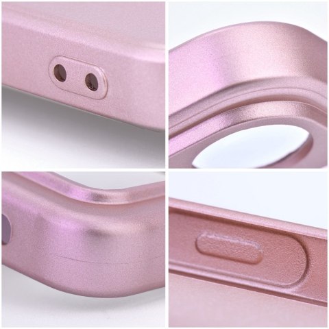 Etui na iPhone 16 PLUS Metallic różowe