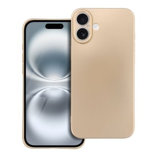Etui na iPhone 16 PLUS Metallic złote