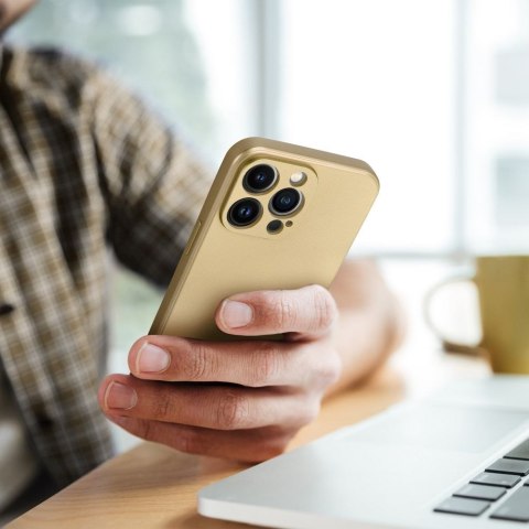 Etui na iPhone 16 PLUS Metallic złote