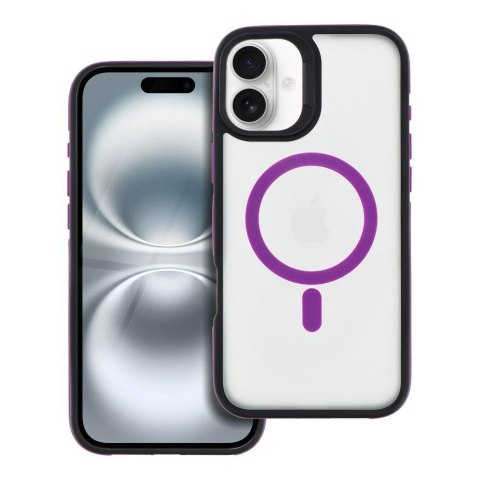 Etui na iPhone 16 PLUS Neo zgodne z MagSafe fioletowe