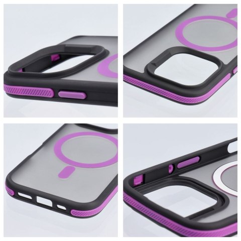 Etui na iPhone 16 PLUS Neo zgodne z MagSafe fioletowe