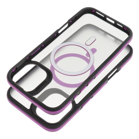 Etui na iPhone 16 PLUS Neo zgodne z MagSafe fioletowe