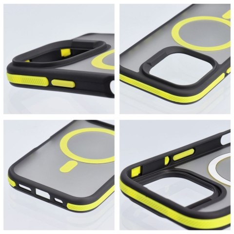 Etui na iPhone 16 PLUS Neo zgodne z MagSafe żółte