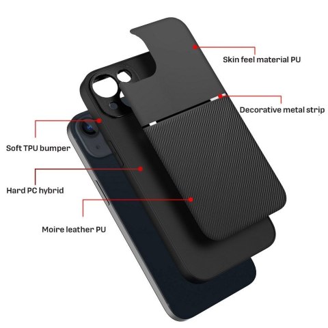 Etui na iPhone 16 PLUS Noble czarne