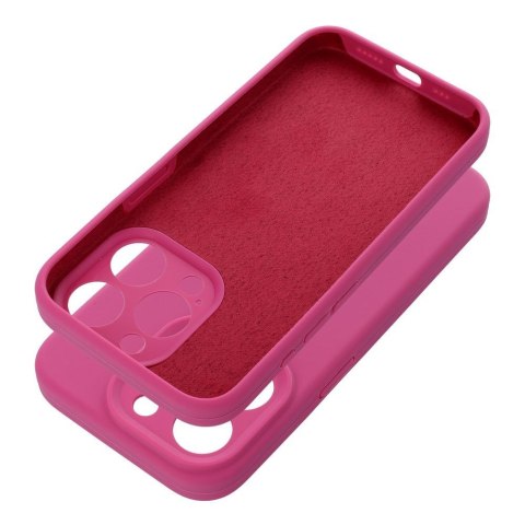 Etui na iPhone 16 PLUS Silicone 2mm (camera protection) różowe