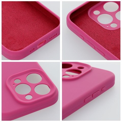 Etui na iPhone 16 PLUS Silicone 2mm (camera protection) różowe