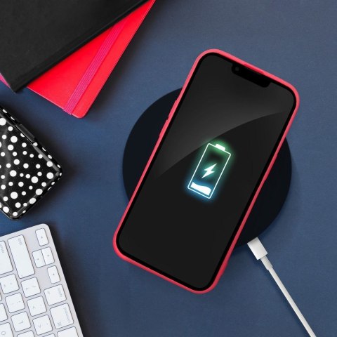 Etui na iPhone 16 PLUS Silicone brzoskwiniowe