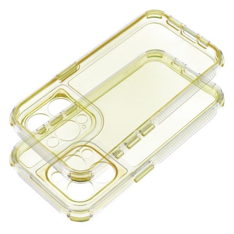 Etui na iPhone 16 PRO MAX Matrix Clear żółte