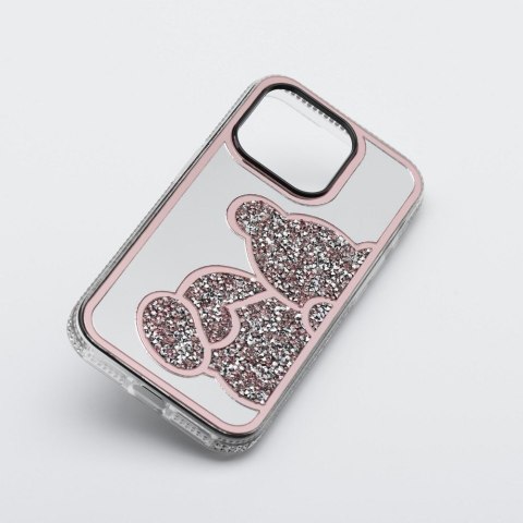 Etui na iPhone 16 PRO Teddy Bear różowe