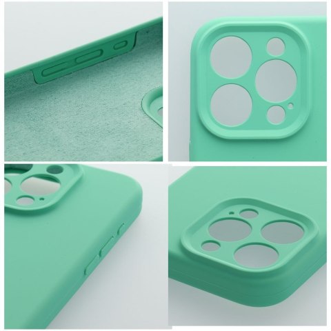 Etui na iPhone 16e (SE 4 2025) / 17e Silicone 2mm (camera protection) miętowe