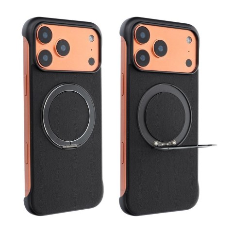 Etui na iPhone 17 AIR Edge Free zgodne z MagSafe czarne