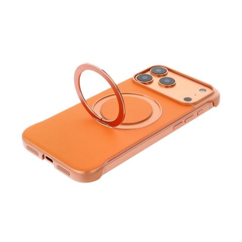 Etui na iPhone 17 AIR Edge Free zgodne z MagSafe pomarańczowe