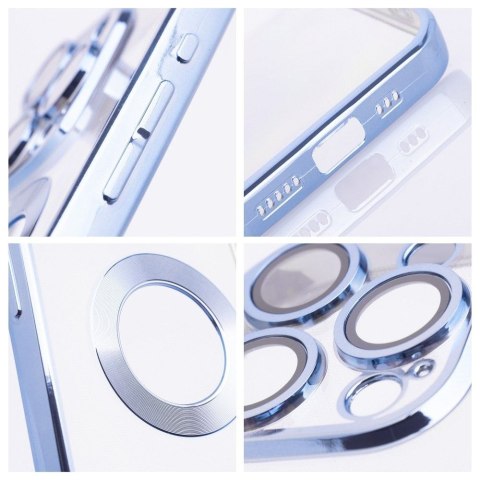 Etui na iPhone 17 AIR Glam niebieskie