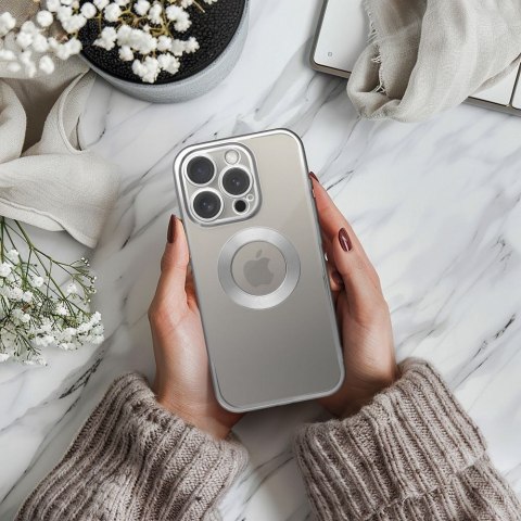 Etui na iPhone 17 AIR Glam srebrne