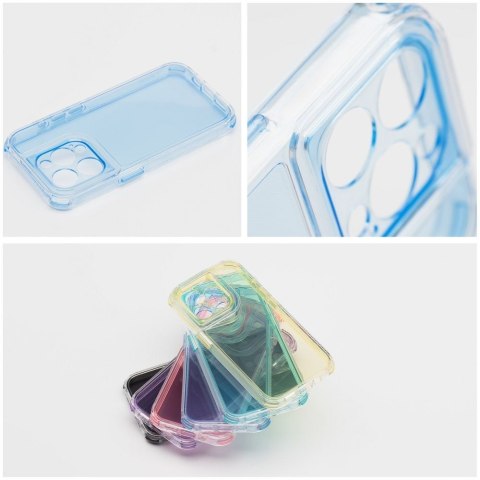 Etui na iPhone 17 AIR Matrix Clear niebieskie
