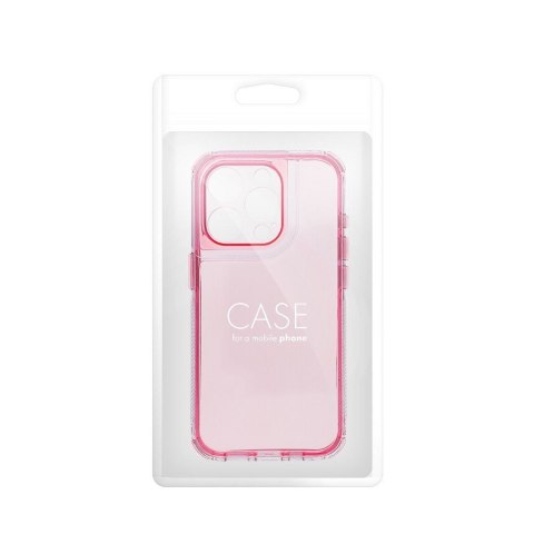 Etui na iPhone 17 AIR Matrix Clear pudrowy róż
