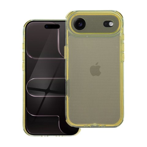 Etui na iPhone 17 AIR Matrix Clear żółte