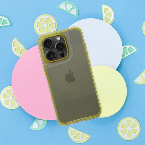 Etui na iPhone 17 AIR Matrix Clear żółte