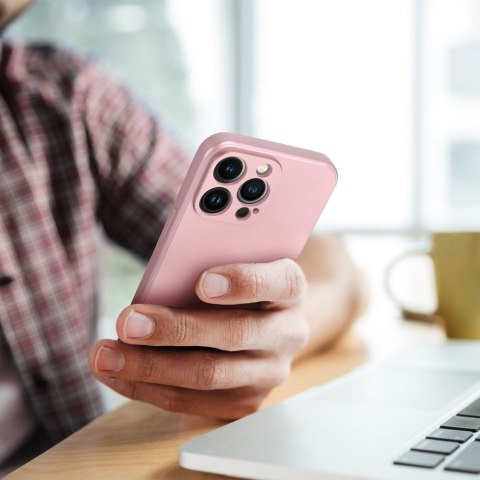 Etui na iPhone 17 AIR Metallic różowe