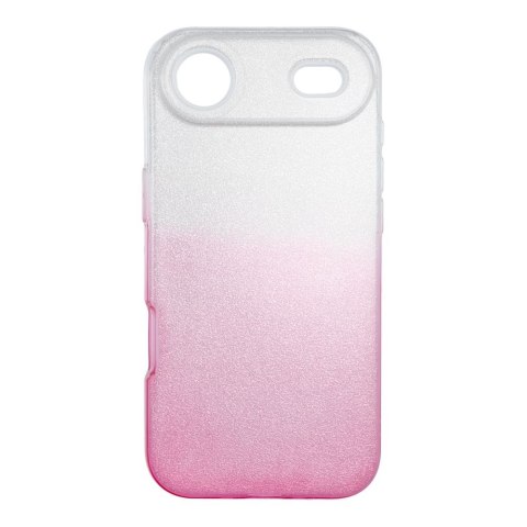 Etui na iPhone 17 AIR Shining transparentne różowe