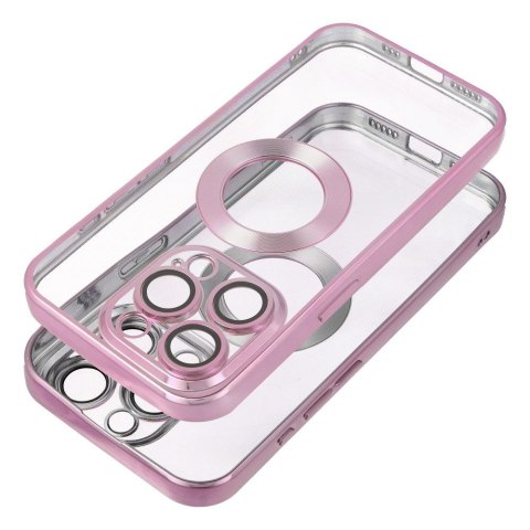 Etui na iPhone 17 Glam pudrowy róż