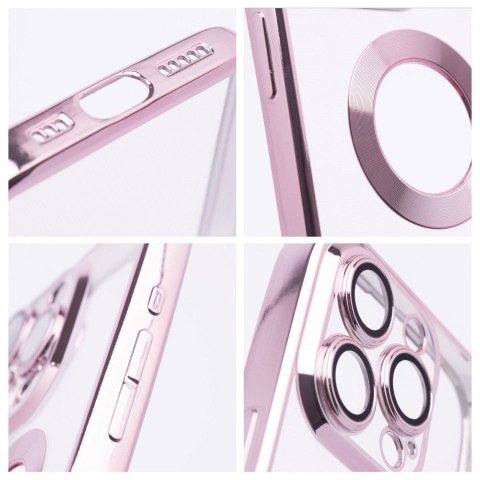 Etui na iPhone 17 Glam pudrowy róż