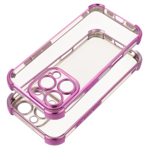 Etui na iPhone 17 Pro / 18 Pro (low camera edge) Antishock Electro purpurowe