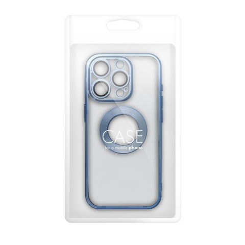 Etui na iPhone 17 Pro / 18 Pro (low camera edge) Glam niebieskie