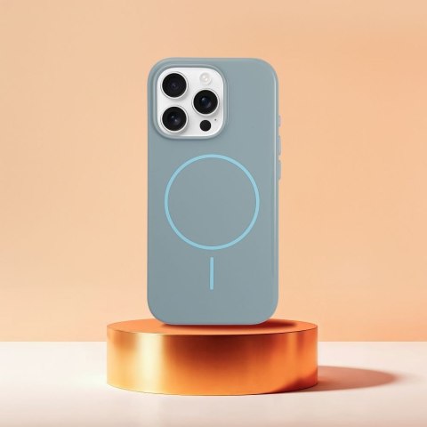 Etui na iPhone 17 Pro / 18 Pro (low camera edge) Glossy Mag Cover zgodny z MagSafe miętowe