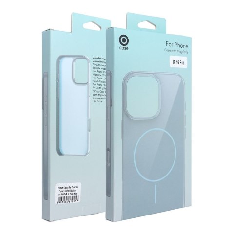 Etui na iPhone 17 Pro / 18 Pro (low camera edge) Glossy Mag Cover zgodny z MagSafe miętowe